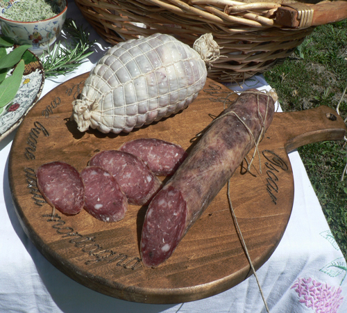 "Salame e Coppa di Coscia di Pecora"